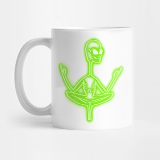 Alien meditation Mug